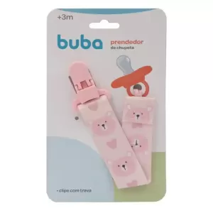 BUBA MOAS PRENDEDOR DE CHUPETA URSINHO ROSA PR-CHU BL X 1UN