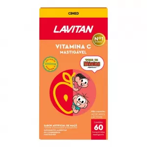 Lavitan Vit C Maça 60Cpd Mastigavel