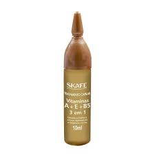NATU HAIR AMPOLA TRATAMENTO CAPILAR VITAMINA A E B5 10 ML x 1