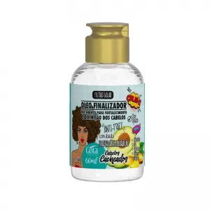 GOTA DOURADA OLEO FINALIZADOR ANTI FRIZZ CABELOS CACHEADOS 60 ML x 1