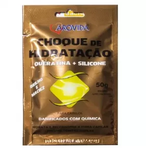AROVIDA SACHE CHOQUE DE HIDRATACAO QUERATINA+SILICONE 50 G x 1