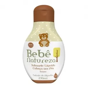 Sabonete Infantil Liq Bebe Natureza Cabeça Aos Pes 230 Ml