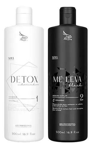 Kit Zap Me Leva Black 500 Ml