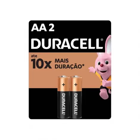 Pilha Duracell Alc Peq Aa Cartelao 2 Un