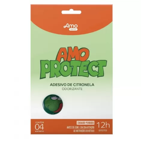 Adesivo Citronela Odorizante Amo Protect 4Un