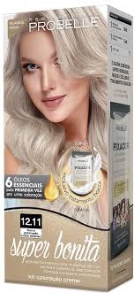 Tint Probelle Super Bonita 12.11 Louro Platinado Cinza Intenso
