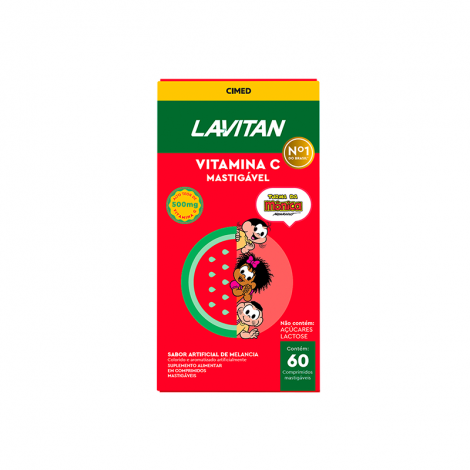 Vit C Melancia 60Cpd MastigavelLavitan