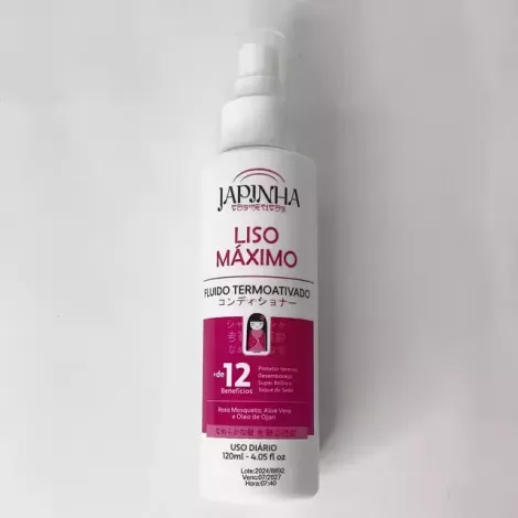 Spray Termo Ativo Liso Max Japinha 120Ml