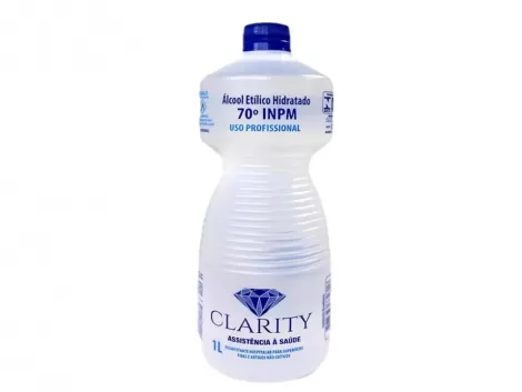 CLARITY A.DT ALCOOL ETILICO 70% LIQ FR X 1000ML