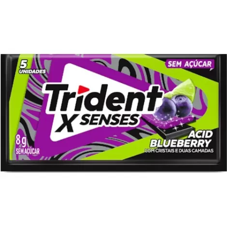 Trident Fresh Blueberry 8G 5 Un