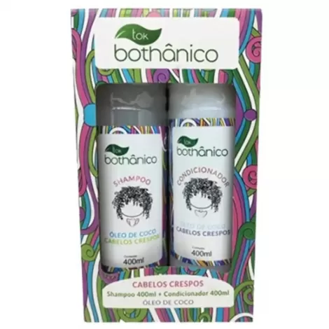 Kit Tok Bothanico Oleo De Coco Crespos 400Ml