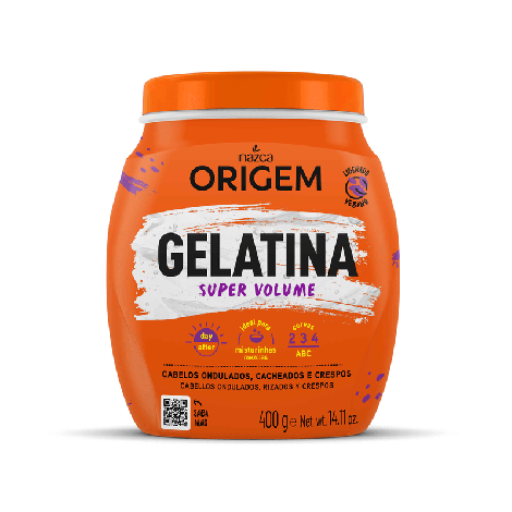 Gelatina Origem Super Volumao