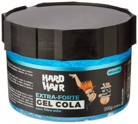 HARD HAIR GEL COLA AZUL 250 G x 1