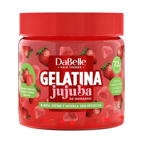 Gelatina Dabelle Jujuba De Morango 500G
