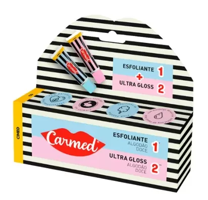 Kit Carmed Sos Labios Hidra Lab 2Tubos 10G