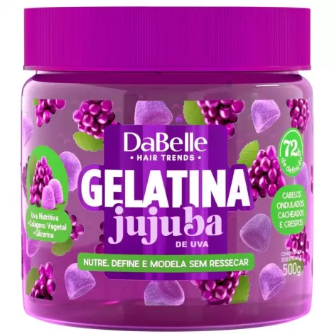 Gelatina Dabelle Jujuba De Uva 500G
