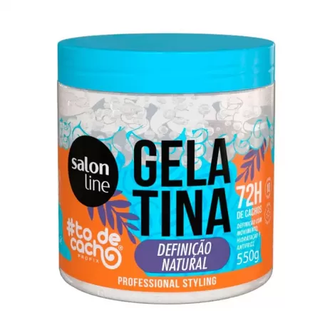 Gelatina Salon Line #Tdc 550G Definicao Natural *