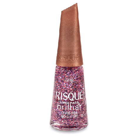 Esm Risque Livre P Brilhar Cravejada Glitter 8Ml